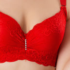 Lace Push Up Large Size Women Underwear Bralette