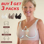 🏆Last Day Buy 1 Get 3 Packs🔥Super Firming Wire-Free Full Cup Bra All-Day Comfort No More Sagging (3-Pack Value Set)