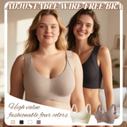 🏆Last Day Buy 1 Get 3 Packs🔥Super Firming Wire-Free Full Cup Bra All-Day Comfort No More Sagging (3-Pack Value Set)