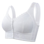 Seamless Breathable Front Closure Button Bra for Seniors
