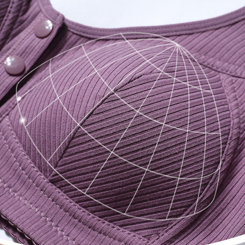 Women’s Front Snap Closure Adaptive Seamless Bra