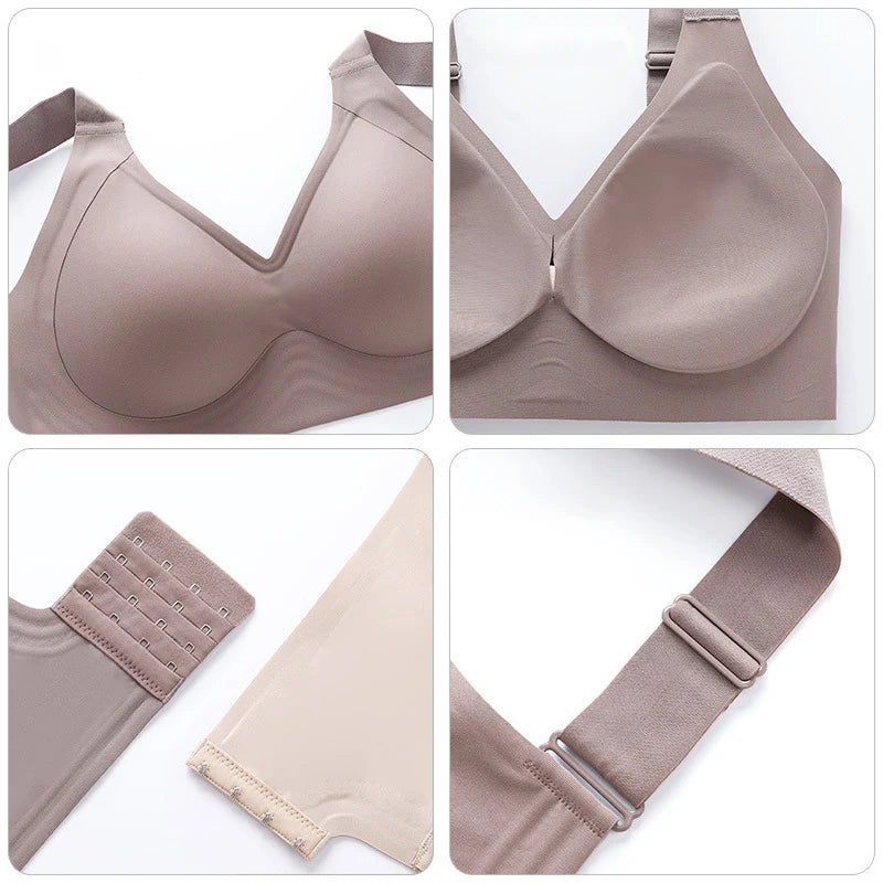 Seamless Plus Size Bras With Thin Cup Wireless Bras for Womens